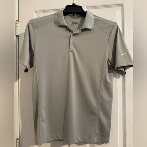 Nike Men's Silver Polo Shirt